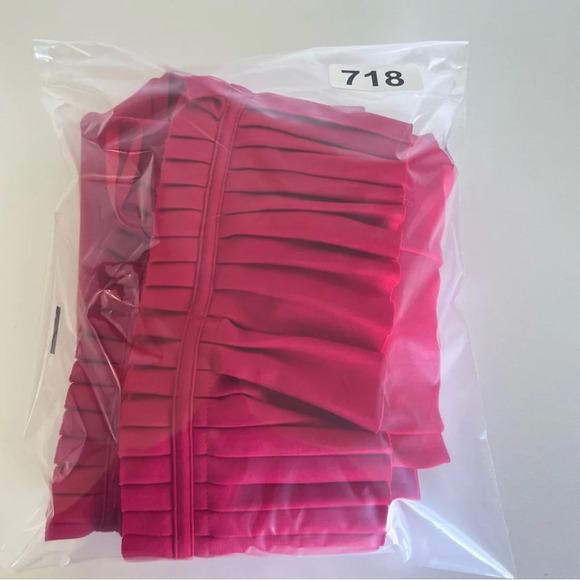 Urban Outfitters Red Off Shoulder Ruffle Romper - Picture 12 of 12